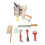 Beekeeping Tools Starter Kit 9Pcs Bee Smoker and Hive Tool Set for Efficient Hive Inspection 1