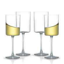 Crystal Wine Glasses Set, Hand Blown Long Stem Red White Wine Glassware with Tulip Shaped Bowl, Premium Crystal Glass Elegant Design Wine Tumbler