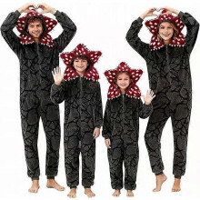 Pijamas Demogorgon de Stranger Things Camisones de algodón suaves y cálidos para niños de Navidad