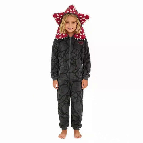 Stranger Things Demogorgon Pyjamas Bomuld, Blød Varm Nattøj Til Børne Julepyjamas 1