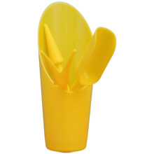 Gardening Tool Set with Shovel and Bucket for Indoor Plants, Lightweight Durable Design, Yellow