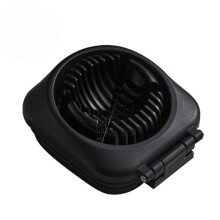 Egg Slicer for Hard Boiled Eggs with Sharp Stainless Steel Wires, Multipurpose Cutter for Soft Fruits, Mushrooms and Cheese (Black)