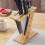 Solid Wood Knife Holder Block for Safe and Ventilated Kitchen Storage Organizer 3