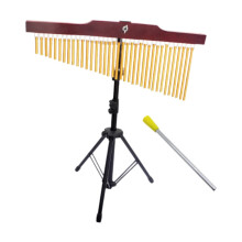 36Tone Wind Chimes with Clear Range, Durable Aluminum, Single Row for Professional Musicians