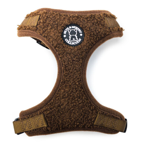 HugglePets (Small, Espresso) HugglePets Skye & Murphy Teddy Dog Harness