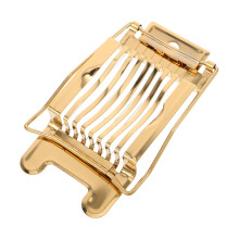 Stainless Steel Egg Slicer for Hard Boiled Eggs and Vegetables with Ergonomic Grip