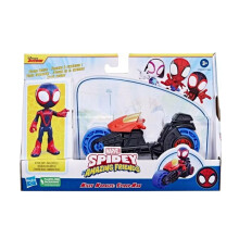 Spiderman Spidey Miles Morales with Motorcycle