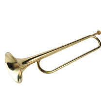 Brass Trumpet with Durable Brass Construction and Elegant Gold Finish for Beginner School Band