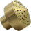 Brass Fountain Nozzle for Garden Pond, Adjustable Spray with Multiple Patterns, 2 Inch Thread 4