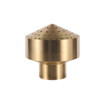 Brass Fountain Nozzle Head 1 Inch Firework Spray for Garden Pond Elegant Water Display