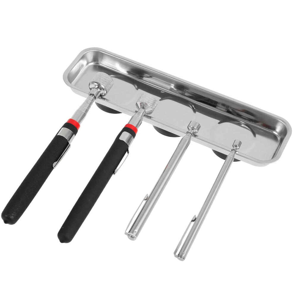 5 Pack Magnetic Pickup Tool Set With Telescoping Magnet Stick And Rustproof Tray For Automotive And Diy 9113335241435