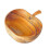 Japanese Teak Flavor Solid Wood Creative Pear-shaped Dish (apple) 1