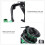 Black-1000 0,18/200 5,5:1 Schwerlast-Spinnrolle 8
