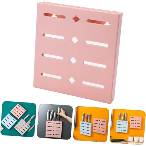 Wall Mounted Knife Holder with Space Saving Design and Ventilation for Kitchen Knife Storage 1