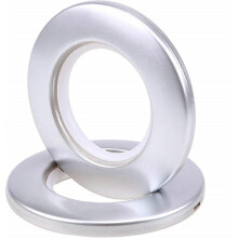 32 Pieces Round Curtain Rod Rings Plastic Curtain Eyelet Rings Clips Inner