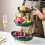 Ceramic Fruit Stand 3 Tier Dessert Display Rack Elegant White Multi Layer Holder for Parties 3