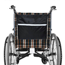 (black) Wheelchair Backpack for Back of Chair - Wheelchair Bag for Walker | Wheelchair Accessories for Adults | Walker Bag | Wheel Chair Caddy
