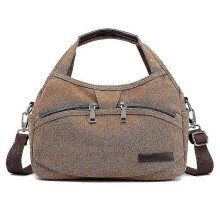 (Brown) Women Handbags Wallets Canvas Bags Casual Messenger Bags Small Handbags 5 Colors