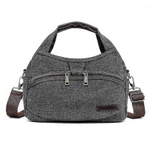 (Black) Women Handbags Wallets Canvas Bags Casual Messenger Bags Small Handbags 5 Colors