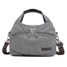 (Grey) Women Handbags Wallets Canvas Bags Casual Messenger Bags Small Handbags 5 Colors