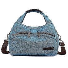 (Blue) Women Handbags Wallets Canvas Bags Casual Messenger Bags Small Handbags 5 Colors