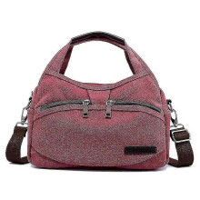 (Purple Coffee) Women Handbags Wallets Canvas Bags Casual Messenger Bags Small Handbags 5 Colors