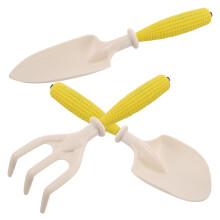 Gardening Hand Tools Set with Trowel and Rake for Soil Loosening and Planting