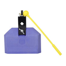 Blue Percussion Block and Cowbell for Drum Kit with Durable Construction and Clear Tonal Range