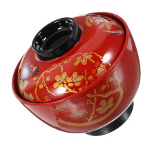 Large Japanese Ramen Soup Bowl with Lid, Heat Resistant, Big Capacity for Miso and Noodles