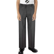 Pantaloni de uniformă școlară elastică cu croială regulată pentru băieți