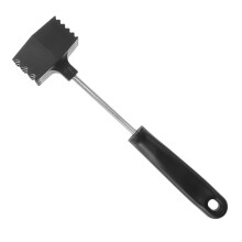 Stainless Steel DualSided Meat Tenderizer Mallet with Ergonomic NonSlip Handle for Steak Poultry Beef and Pork