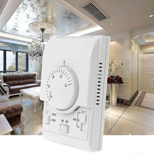 Manual Heating & Cooling Thermostat Air Condition Temperature Control Switch 1