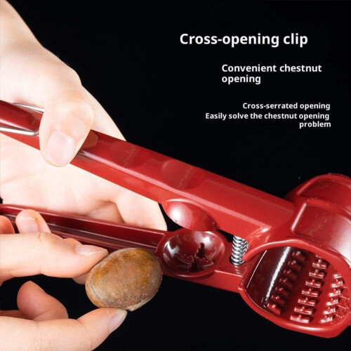 Heavy Duty Nutcracker with Non Slip Handle for Walnuts Pecans and Nuts Dual Size Crackers 2PCS 1