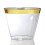 (100Pcs) 50pcs Plastic Cup 9 Oz Hard Disposable Cup Transparent Glass Party Camping 2