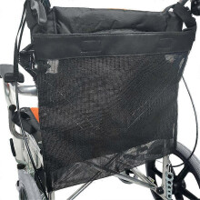 (BLACK) MIMIGO Walker Bag, Hand Free Storage Bag, Walker Attachment Handicap Basket Pouch for Rollator, Wheelchair, Folding Walkers