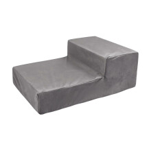 Rampa para Animais de 2 Degraus para Cães Durável com Capa Lavável Removível, Rampa Escadarias para Cães