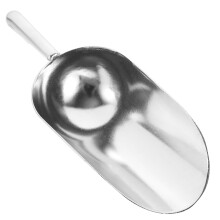 Ice Scoop Rustproof Zinc Alloy Kitchen Tool for Dry Goods Flour Sugar Rice Ergonomic Handle