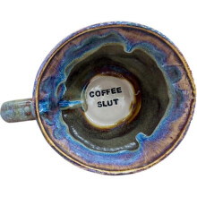 Tasse Handgemachte lustige Keramiktasse Einzigartige Tasse mit Überraschungswörtern Tasse Gag Geschenk für