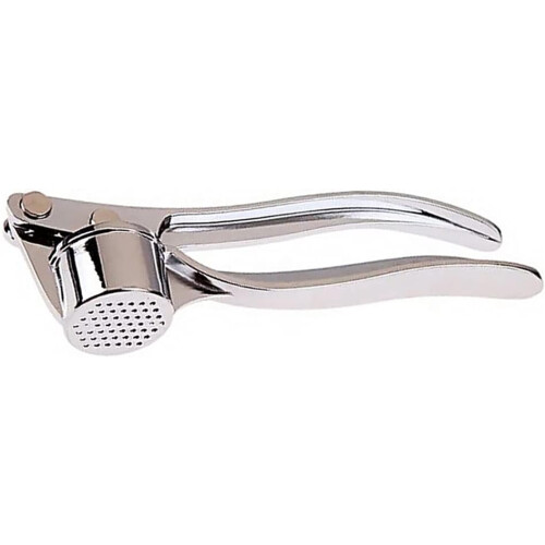 Garlic Press Stainless Steel Easy Clean Ergonomic Grip RustProof Mincer for Kitchen Use 2