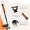 Manual 5Tooth Weeding Rake Garden Root Puller Tool for Easy Weed Removal and Root Extraction 5