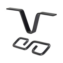 Rustproof V Shaped Rain Chain Hook for Gutters Decorative Outdoor Accent and Sturdy Support