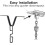 Rustproof V Shaped Rain Chain Hook for Gutters Decorative Outdoor Accent and Sturdy Support 5