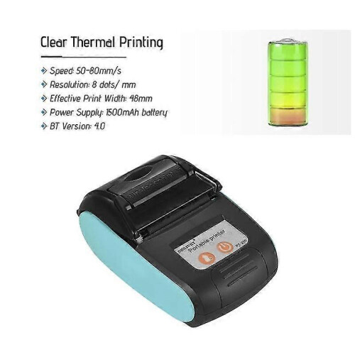 Pt-210 Portable Thermal Printer Handheld 58mm Receipt Printer for Retail Stores Restaurants Factor