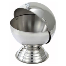 Stainless Steel Sugar Bowl 20oz Large Capacity with Elegant Silver Finish for Kitchen
