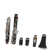 B Flat 17 Key Professional Clarinet Woodwind Instrument with Richer Balanced Tone and Smooth Key Action