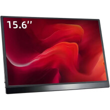 15.6 Inch Portable Monitor HDR 1080P IPS Screen with USB-C & Mini HDMI, 60Hz External Display for Laptop, Phone, PC, Switch, PS5, Xbox