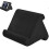(black) Tablet Stand Pillow, Multi-angle Soft Pillow Lap Stand, Wedge Holder, Portable Triangle Tablet Stand (black) 1