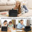 (black) Tablet Stand Pillow, Multi-angle Soft Pillow Lap Stand, Wedge Holder, Portable Triangle Tablet Stand (black) 5