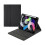 (2021 11, Black) Wireless Keyboard Case With Trackpad Pencil Holder For Ipad 1