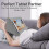 (grey) Tablet Stand Pillow, Multi-angle Soft Pillow Lap Stand, Wedge Holder, Portable Triangle Tablet Stand (black) 3